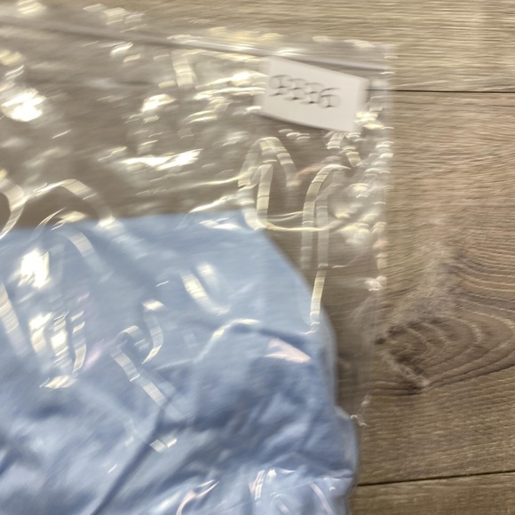 Kiton Polo Shirt Mens 46 Light Blue Solid Short Sleeve Luxury Soft Knit Casual - Picture 8 of 8